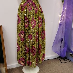 Ethnic  print maxi skirt